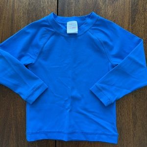 Hanna Andersson - Long Sleeve Blue Sunblock Rash Guard - Size 2T